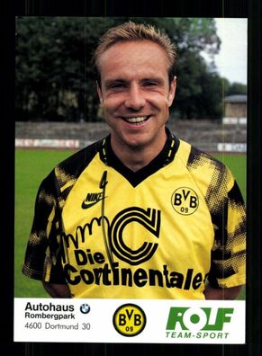 Michael Rummenigge Autogrammkarte Borussia Dortmund 1992-93 Original Signiert