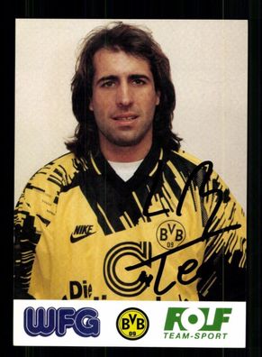 Leonardo Rodriguez Autogrammkarte Borussia Dortmund 1993-94 Original Signiert