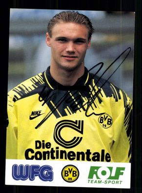 Ulf Raschke Autogrammkarte Borussia Dortmund 1993-94 Original Signiert