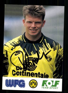 Knut Reinhardt Autogrammkarte Borussia Dortmund 1993-94 Original Signiert
