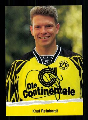 Knut Reinhardt Krone Autogrammkarte Borussia Dortmund 1994-95 Original Signiert