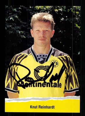 Knut Reinhardt Autogrammkarte Borussia Dortmund 1994-95 Original Signiert + 2