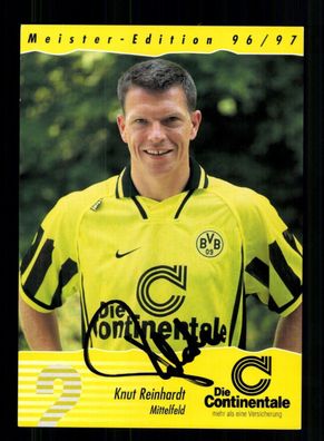 Knut Reinhardt Autogrammkarte Borussia Dortmund 1996-97 Original Signiert