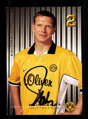 Knut Reinhardt Autogrammkarte Borussia Dortmund 1998-99 Original Signiert