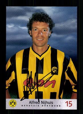 Alfred Nijhuis Autogrammkarte Borussia Dortmund 2000-01 Original Signiert
