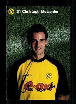 Christoph Metzelder Autogrammkarte Borussia Dortmund 2001-02 Original Signiert