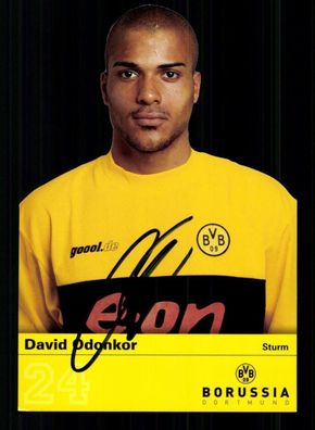 David Odonkor Autogrammkarte Borussia Dortmund 2002-03 2. Karte Original G 40708
