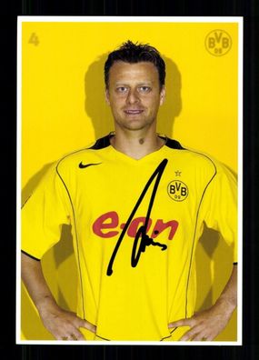 Christian Wörns Autogrammkarte Borussia Dortmund 2004-05 Original Signiert