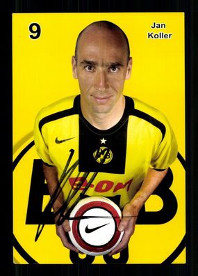 Jan Koller Autogrammkarte Borussia Dortmund 2005-06 Original Signiert