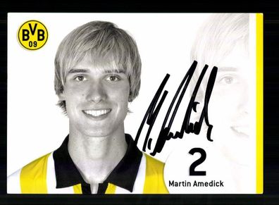 Martin Amedick Autogrammkarte Borussia Dortmund 2006-07 Original Signiert