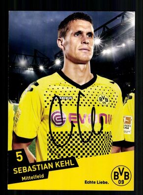 Sebastian Kehl Autogrammkarte Borussia Dortmund 2011-12 Original Signiert