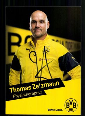 Thomas Zetzmann Autogrammkarte Borussia Dortmund 2014-15 Original Signiert