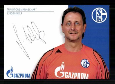 Jürgen Welp Autogrammkarte FC Schalke 04 2008-09 Traditionsmannschaft Original