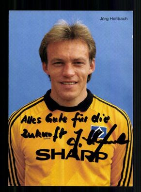 Jörg Hoßbach Autogrammkarte Hamburger SV 1989-90 Original Signiert + 2