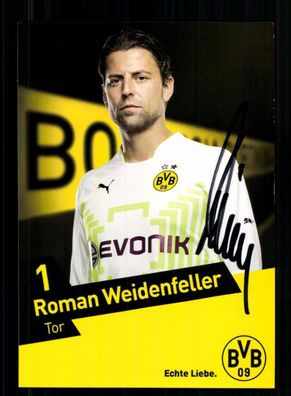 Roman Weidenfeller Autogrammkarte Borussia Dortmund 2014-15 Original Signiert