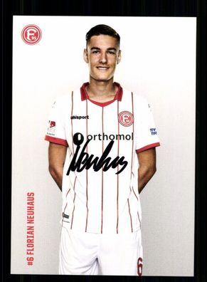 Florian Neuhaus Autogrammkarte Fortuna Düsseldorf 2017-18 Original Signiert