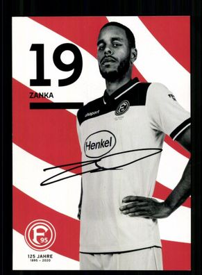 Zanka Autogrammkarte Fortuna Düsseldorf 2019-20 Original Signiert