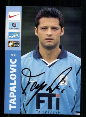 Filip Tapalovic Autogrammkarte TSV 1860 München 1999-00 Original Signiert