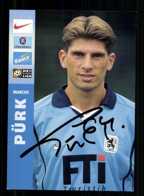 Markus Pürk Autogrammkarte TSV 1860 München 1999-00 Original Signiert