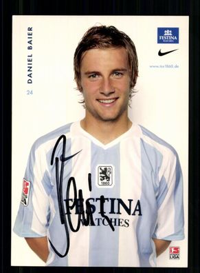Daniel Baier Autogrammkarte TSV 1860 München 2005-06 Original Signiert