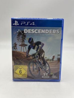 Playstation 4 Spiel Descenders BMX Rennen Cross Fahrrad Rennen NEU&OVP in Folie