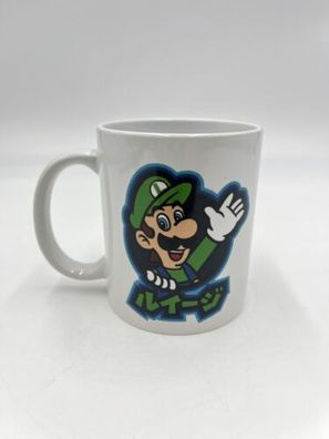 Nintendo Super Mario Luigi Tasse Retro Becher Kaffetasse Kaffeebecher NEU Büro