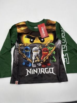 Lego Ninjago Jungen Sweatshirt Pullover Oberteil Größe 92 NEU & + Etikett Grün