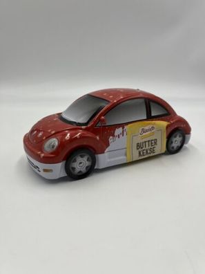 Biscotto VW Beetle Käfer Keksdose Blechdose + 150g Butter-Kekse NEU&OVP Rot