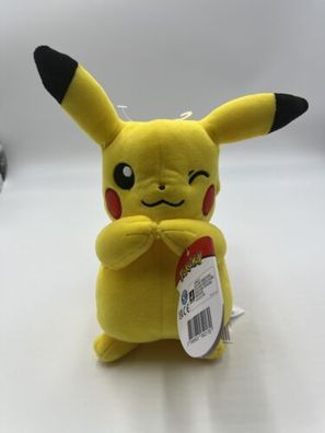 Jazwares Pokemon Plüschfigur / Stofftier Plüsch Pikachu NEU & mit Etikett 20cm