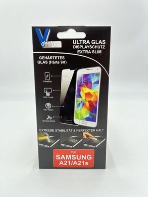 Samsung A21 / A21s V-DESIGN VF 274 Extrem Ultra Schutzglas 9H Transparent Glas