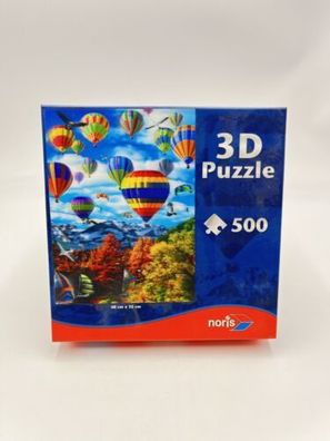 Noris 3D Puzzle Heißluftballon Bergwelt 500 Teile 48 x 35 cm Vollständig Elegant