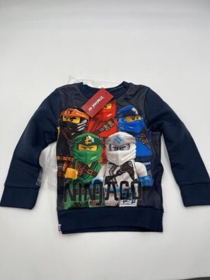 Lego Ninjago Jungen Sweatshirt Pullover Oberteil Größe 92 NEU & + Etikett Dunkel