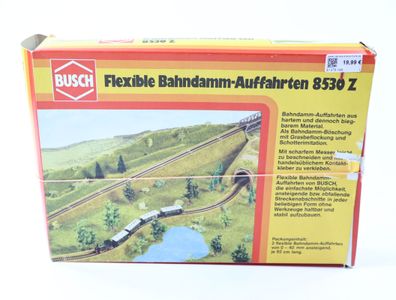 Busch Z 8530 Geländebau Landschaftsbau Auffahrt Bahndamm flexibel gerade 92cm