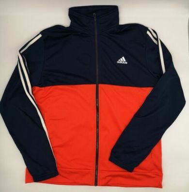Adidas Trainingsjacke Herren Größe 8S Dunkelblau Orange