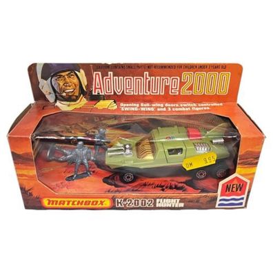 Matchbox Adventure 2000 K-2002 Flight Hunter OVP Komplett Modell Spielzeug 1976