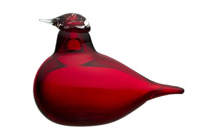 Iittala Birds by Toikka - Kleiner Stern - 110 x 75 mm - Cranberry 1014462