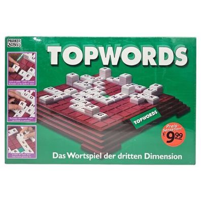 Topwords Parker Das Wortspiel der dritten Dimension Gesellschaftsspiel 2002 Neu