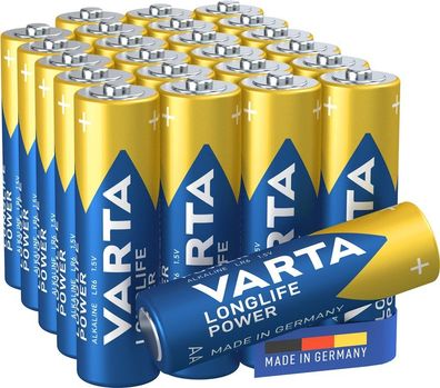 Varta - "High Energy" Alkali-Mangan AA / LR6 1.5V 4906.301.124 - 1,5 Volt 2960mAh ...