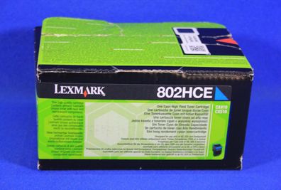 Lexmark 802HCE 80C2HCE Toner Cyan -B