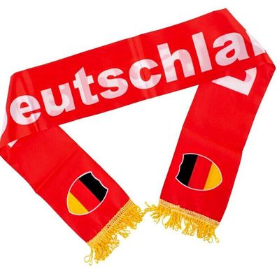 Deutschland Schal | EM 2024 Fußball Fanschal | Fußballschall Nationalteam 150 cm