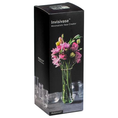 Minimalistische Vase Blumenvase freistehend Vasenschöpfer DIY Invisivase