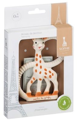 Beißring (very soft ) - Sophie la girafe / Geschenkkarton weiß 200319