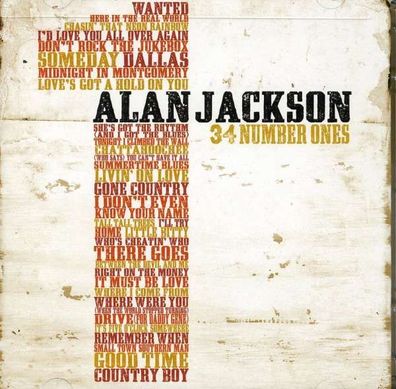 Alan Jackson: 34 Number Ones - Arista Usa 88697786812 - (CD / #)