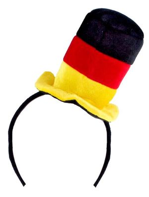 Deutschland Haarreif Haarschmuck Mini Hut | WM , EM 2024 Fußball Fan