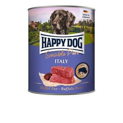 Happy Dog Dose Sensible Pure Italy Büffel 12 x 800g (9,36€/ kg)
