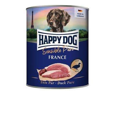 Happy Dog Dose Sensible Pure France Ente 12 x 800g (9,36€/ kg)