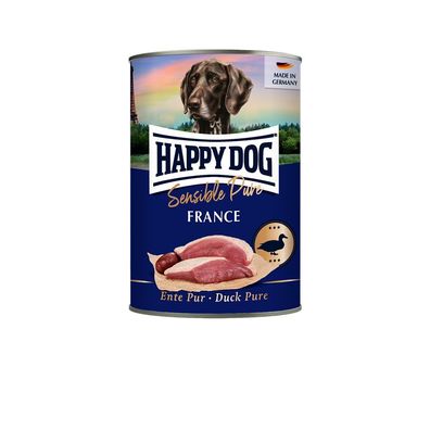 Happy Dog Dose Sensible Pure France Ente 12 x 400g (11,65€/ kg)