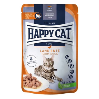 Happy Cat Culinary Meat in Sauce Land Ente 40 x 85g (16,44€/ kg)