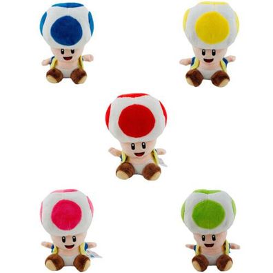 Super Mario Toad Plüschtiere 17 cm groß Plüsch Spielzeug