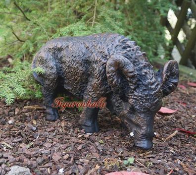 Wildschwein Figur Statue Skulptur Dekoration Deko Aufstellfigur Wald Wiesen Themen Ko